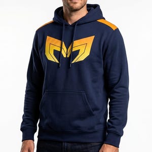 Sudadera con capucha inspirada en Mecha Man, disfraz de Robert Robertson de la Marina, sudadera con capucha unisex de Dispatch Cosplay