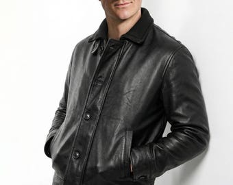 007 First Light James Bond Jacket, Patrick Gibson Spy Agent Leather Jacket, Gaming Cosplay Men's Jacket