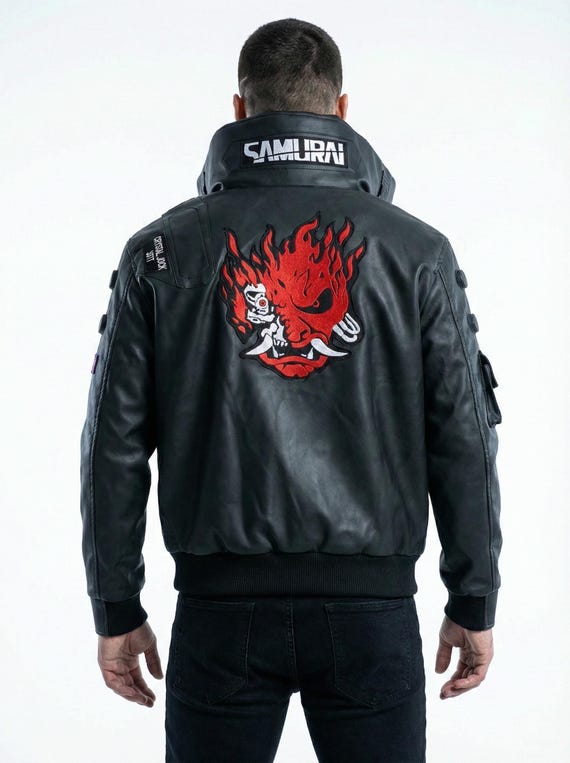 PX品 防寒戦闘外衣（上着） L キャブクロージング2107 サイバーパンクV風コスプレジャケット、サムライゲーミングジャケット