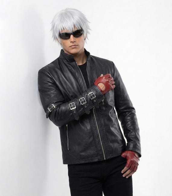 Inspired by K Dash KOF 99 Jacket, King of Fighters Cosplay Leather