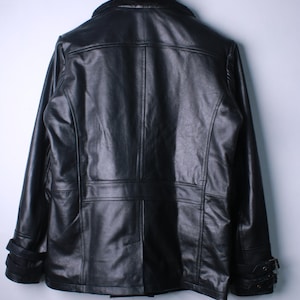 Leon S Kennedy RE9 Requiem Jacket, Resident Evil Leon Cosplay Jacket, Leon Black Leather Jacket image 4