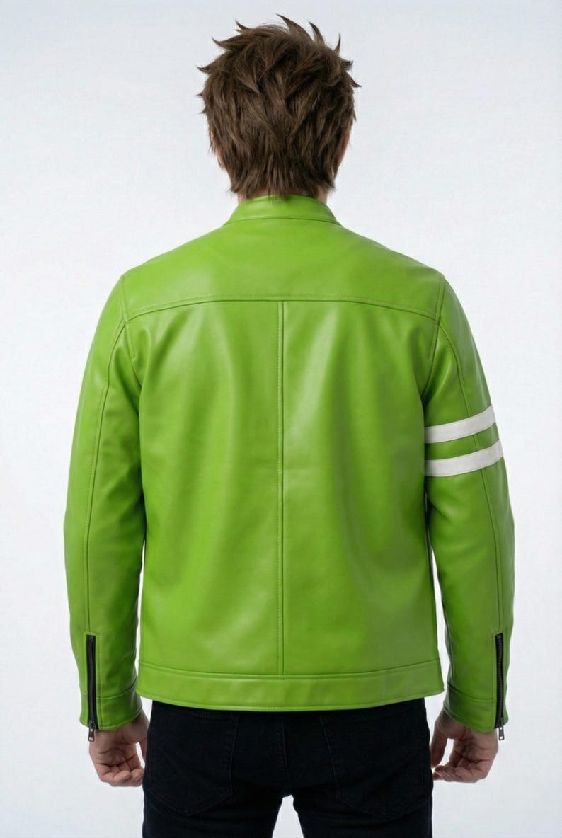 Veste Ben 10 Alien Force, veste cosplay en cuir Ben Tennyson, déguisement Ryan Kelley image 3