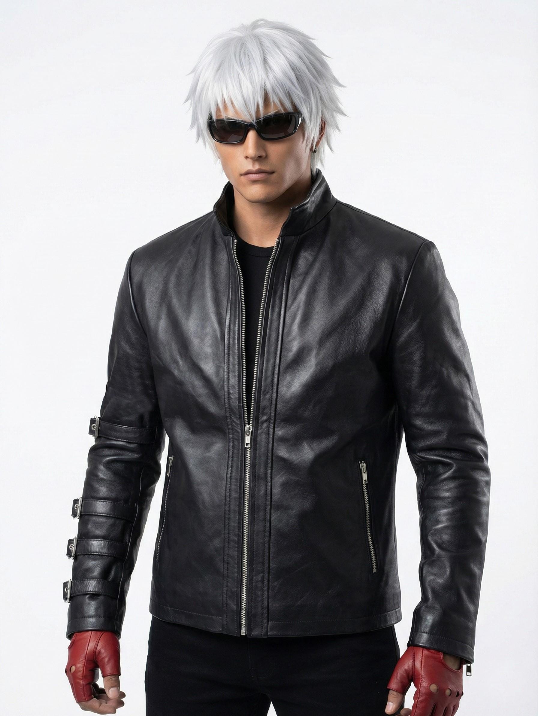 Inspired by K Dash KOF 99 Jacket, King of Fighters Cosplay Leather