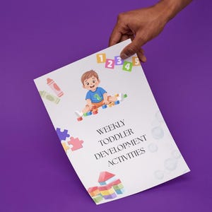 Wekelijkse ontwikkelingsactiviteiten voor peuters