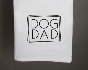 Dog Dad Tea Towel