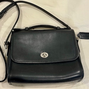 Coach Black Court Bag 9870 - Etsy