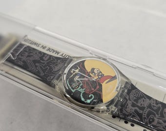 Vintage 1997 Swatch Comic Hour Watch & Pen Set – Swiss Made Quartz