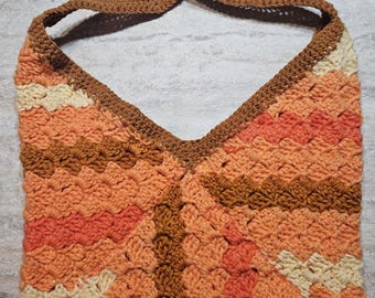 Fall C2C Granny Square Tote