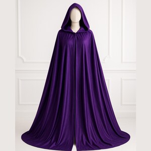 Violetter Samt Umhang, Mittelalter Umhang