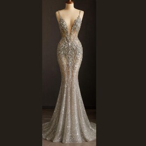 slim fit dress slacks David's Bridal Gold Metallic Taupe Lace and Mesh Long Strapless Dress   Sonderleigh