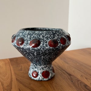 Vintage Bitossi Italy UFO Mid Century Pedestal Planter Ceramic Lava Pot