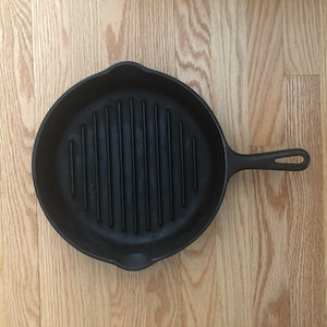 Vintage Wagner Ware Sidney O #1129 Cast Iron Grill Pan Skillet Cookware