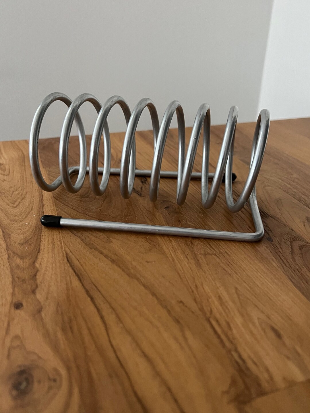 Vintage Aluminum Metal Coil Slotted Desk Accessory Mail Holder - Etsy