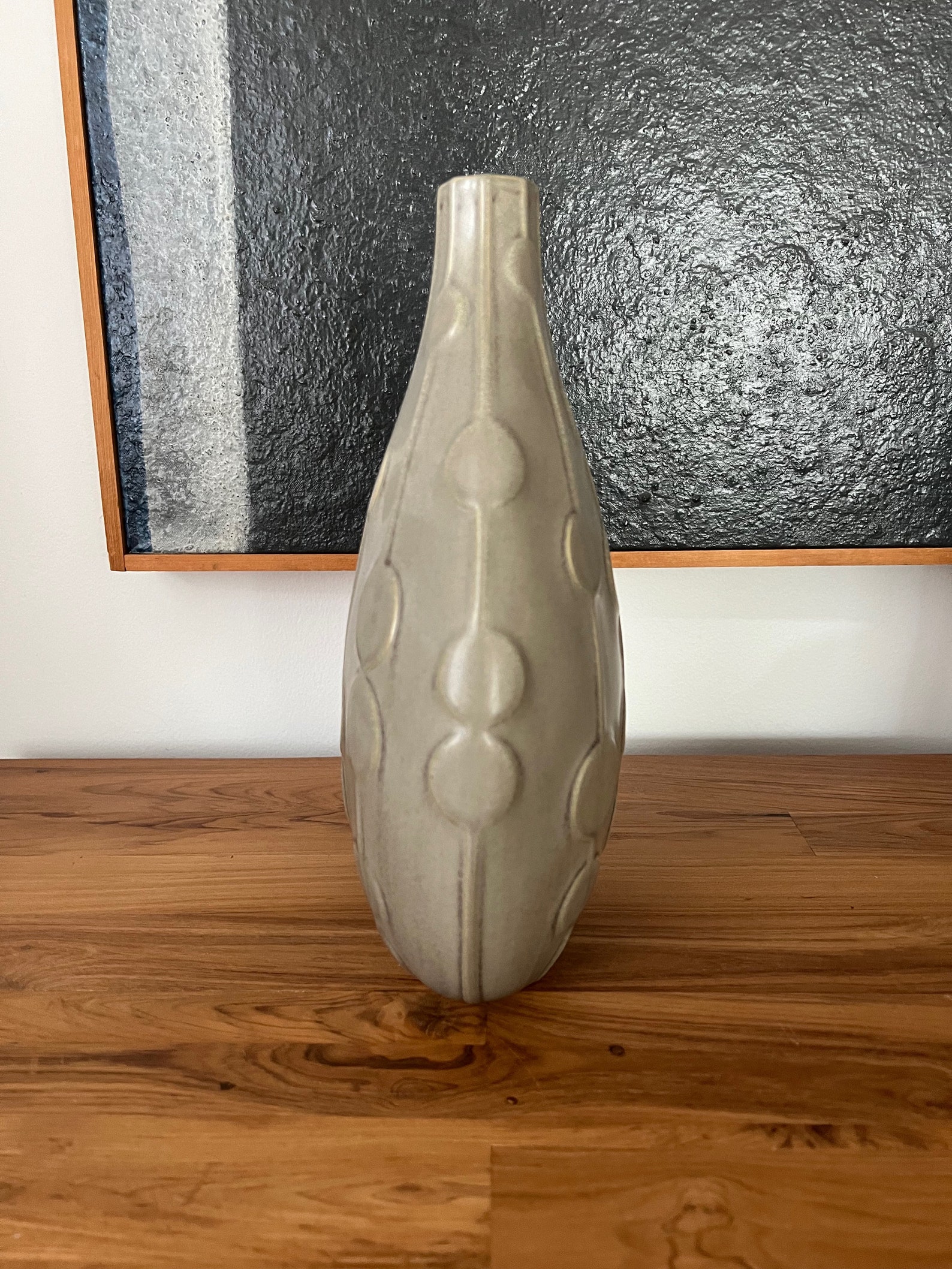 Vintage JONATHAN ADLER Pot A Porter Tall Ceramic Vase Etsy