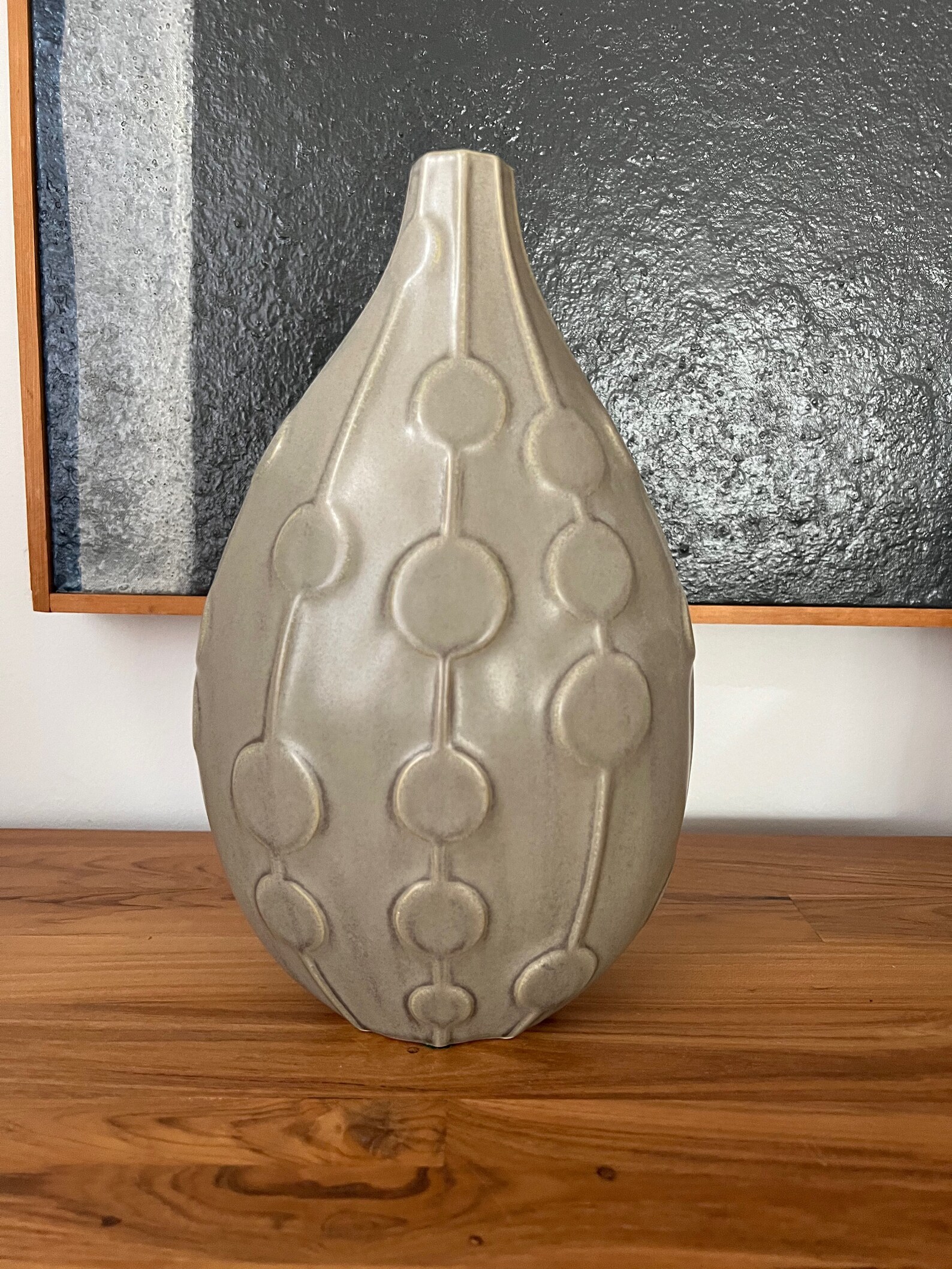 Vintage JONATHAN ADLER Pot A Porter Tall Ceramic Vase Etsy