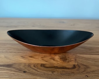 Swedish GUNNAR ANDER for YSTAD Metall 1960's Scandinavian Copper Modernist Vessel