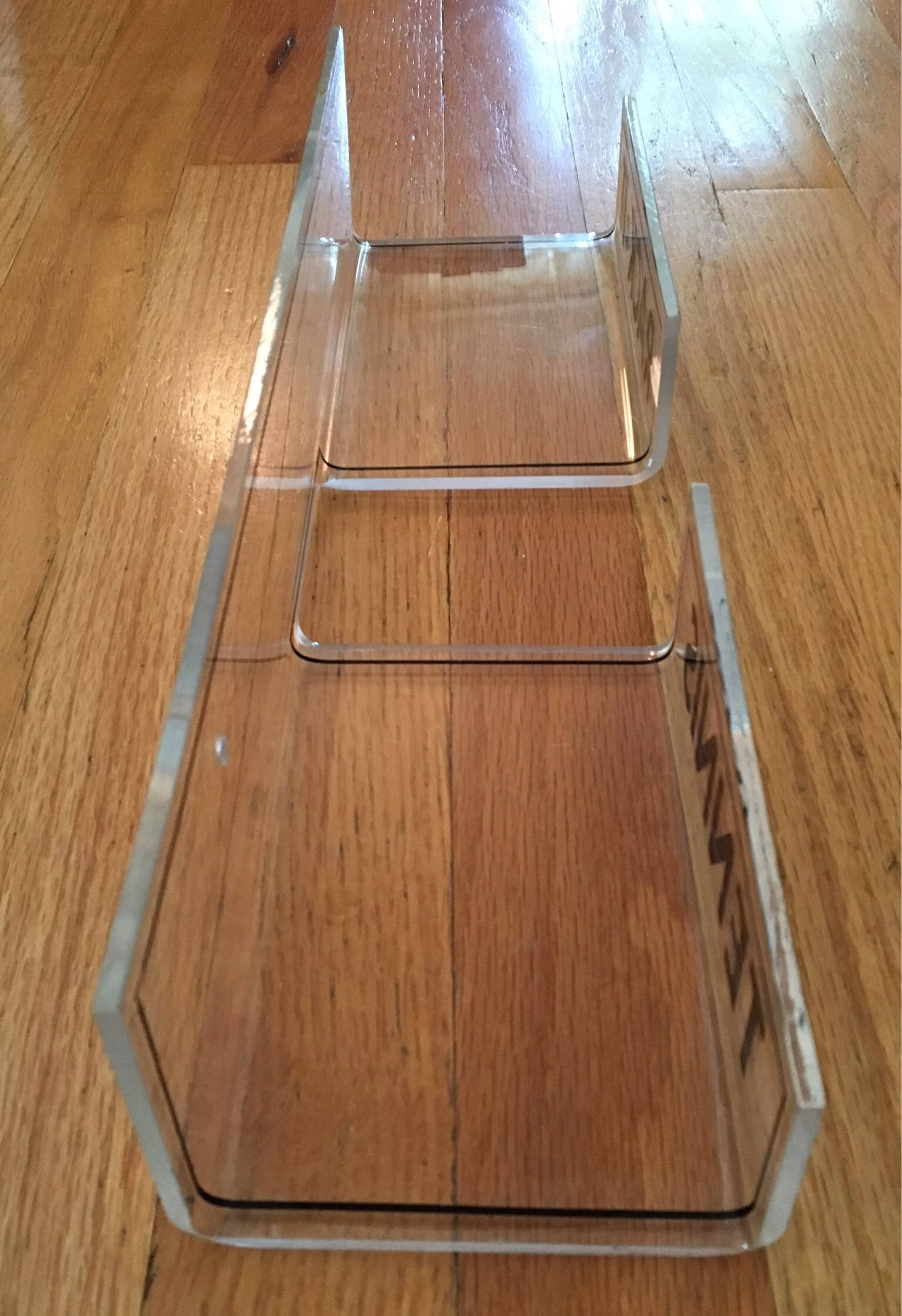 Vintage Lucite TENNIS RACK IT Rack Holder Display Mod Clear Etsy