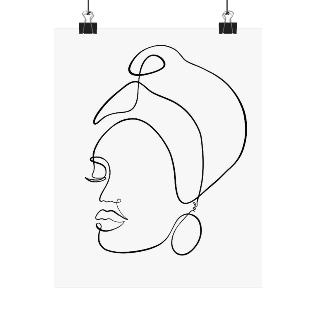 Chic Line Art Posters, Modern Wall Decor, Minimalist Artwork, Gift for ...