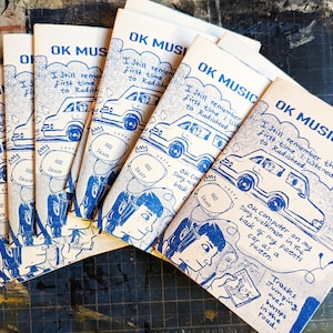 OK MUSIC TASTE 8pp Riso Poster Zine