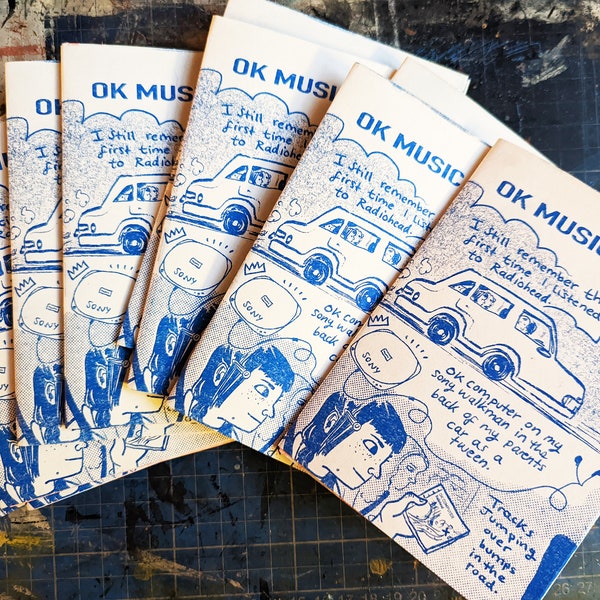 OK MUSIC TASTE 8pp Riso Poster Zine