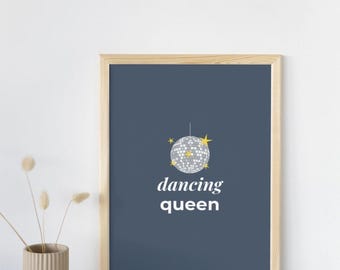 Mamma Mia Inspired Print: Dancing Queen (Digital Download)