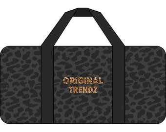 Bolsa de lona Original Trendz con texto Jaguar / Correa a cuadros, camuflaje