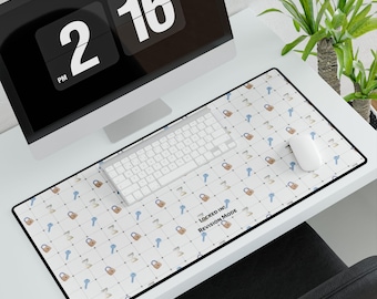 Alfombrilla de escritorio/planificador de estudio con modo de revisión bloqueado