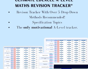 El mejor rastreador de revisión de matemáticas de nivel avanzado de Edexcel