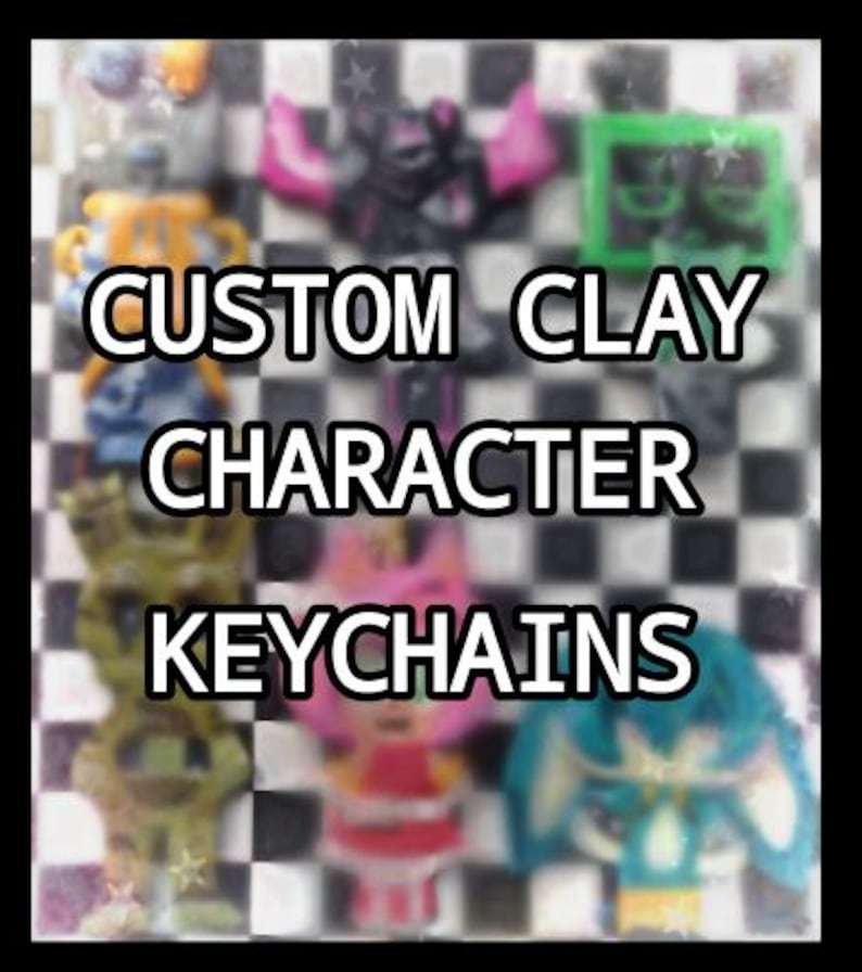 Custom Character Keychains/charms - Etsy