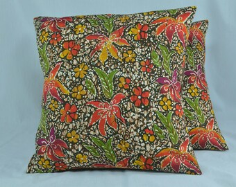 Vintage Pillow Cover, Cushion Cover, Decorative Pillow, Retro Floral Pillow, Home Decor Pillow, Throw Pillow, Vintage Decor, Vintage Style