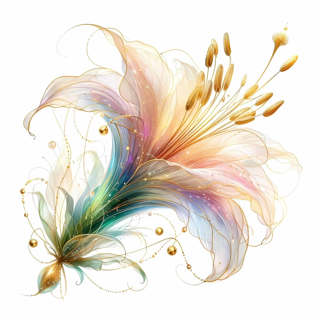 Flower Translucent Image Translucent Flower Clipart Image, Scrapbooking, Junk Journaling Jpegs ...