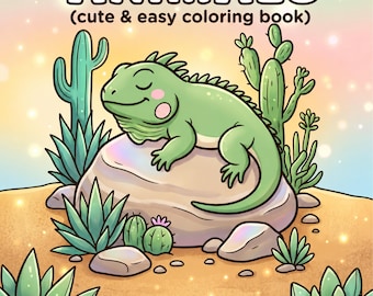 Libro para colorear de animales / 50 páginas para colorear acogedoras / Páginas para colorear imprimibles para adultos y niños / Descarga instantánea