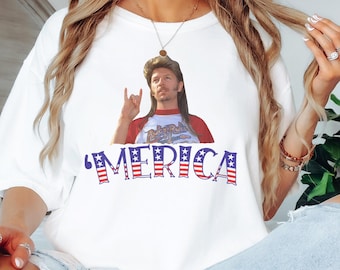 Joe Dirt 'Merica Comfort Color Shirt, 4th of July Comfort Color, Funny Independence Day T-Shirt