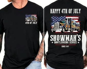 Snowman's Bootlegging Service 4th Of July T-Shirt, Smokey and the Bandit Truck Tee, For Independence Day, 4th Of July T-Shirt