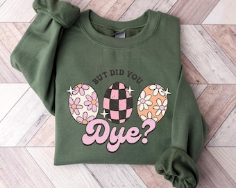 Retro Easter Egg Hunt Sweatshirt, Funny Easter Bunny Sweatshirt, Happy Easter Sweatshirt, Cute Easter Sweatshirt, Womens Easter Gifts