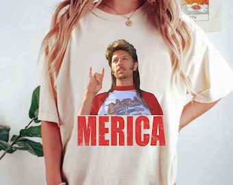 Joe Dirt 'Merica Comfort Color Shirt, 4th of July Comfort Color, Funny Independence Day T-Shirt