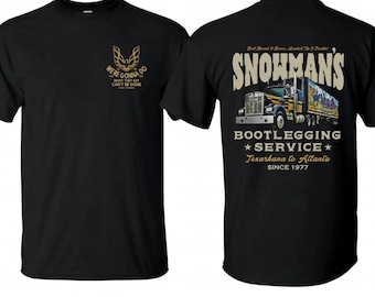 Snowman's Bootlegging Service T-shirt, Sweatshirt, Hoodie, Smokey and the Bandit Truck Sweatshirt, Trucker Pullover, Gift for Truck Driver