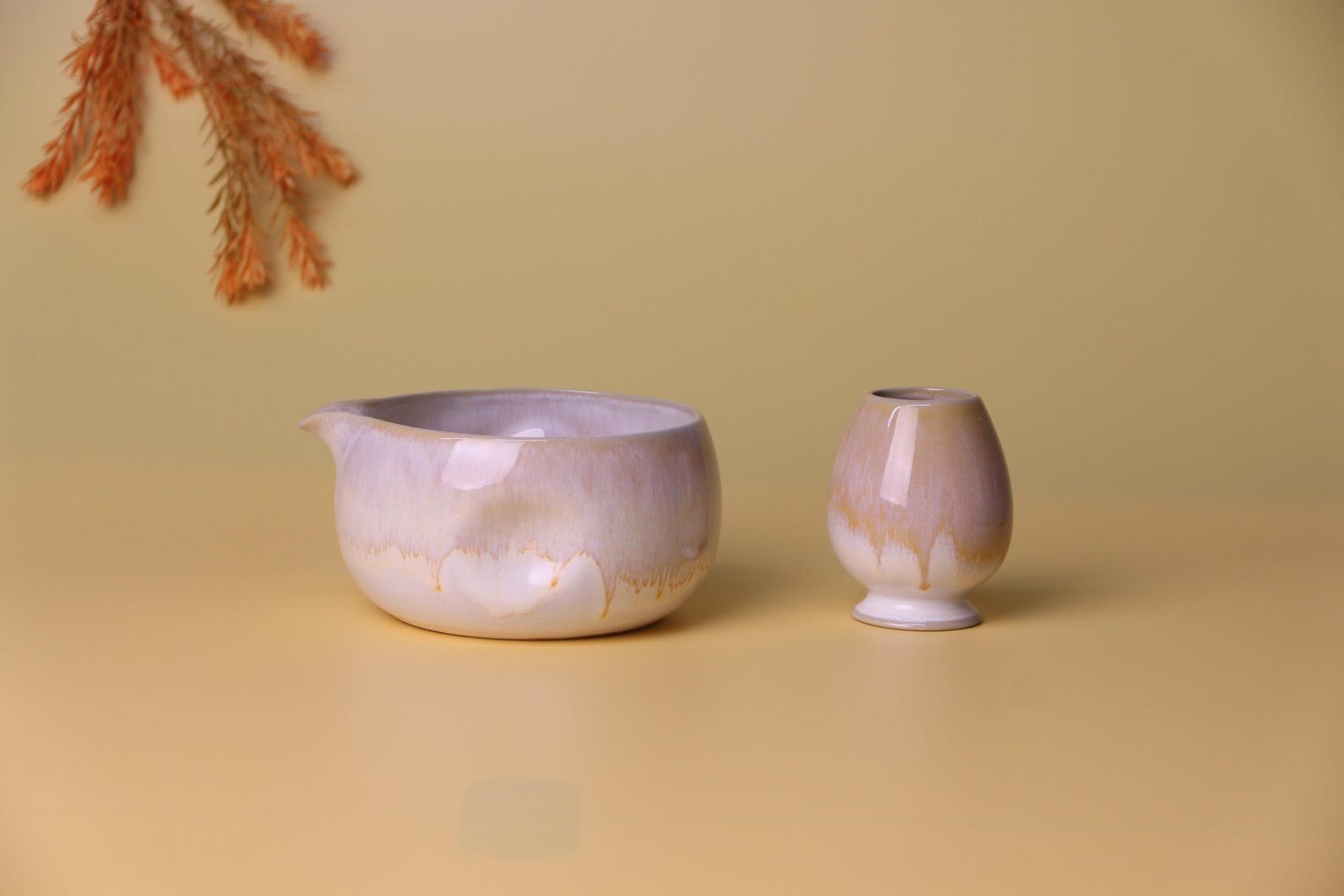 Handmade Matcha Bowl - 8Pcs Set