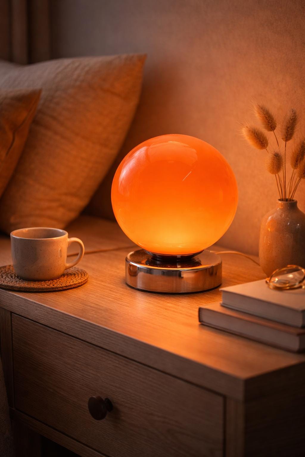 Space age orange lamp - Etsy 日本