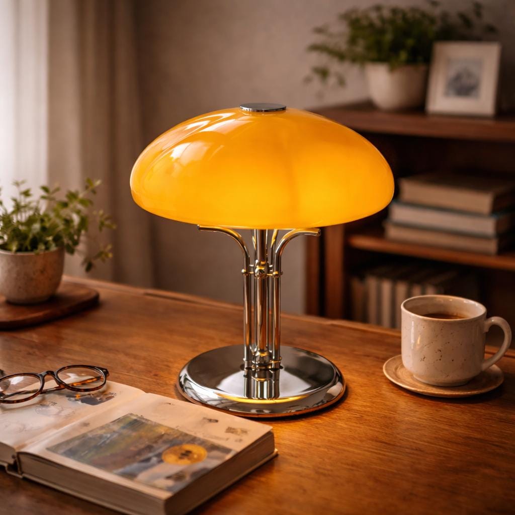 Aigostar - Lampada da Comodino, Moderna Lampada da Tavolo Base in