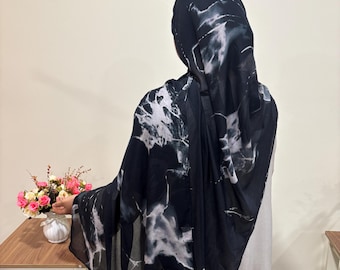 Modal Baumwolle und Baumwolle Hijabs- 180 x 70 cm