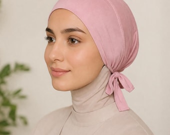 Hijab sous casquette - Attache au dos