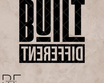Built Different SVG, PNG, Cut file