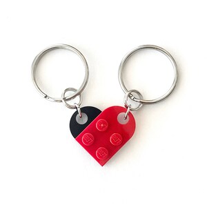 Lego love heart keyring hot sale