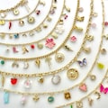Build Your Own Custom Charm Necklace, Pick Your Charms, Personalized Gift for Her, Vintage Chunky Necklace, Gold Multi Charms, Customize
