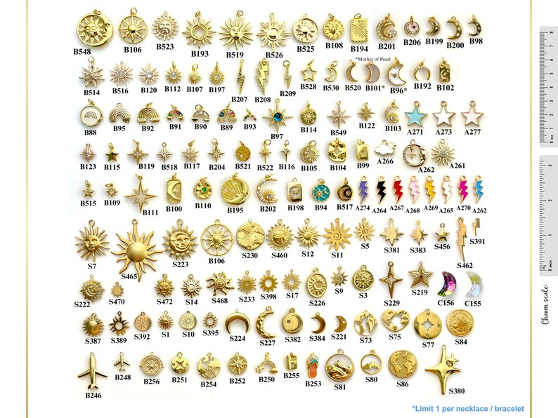 NEW Build Your Own Custom Charm Necklace, Pick Your Charms