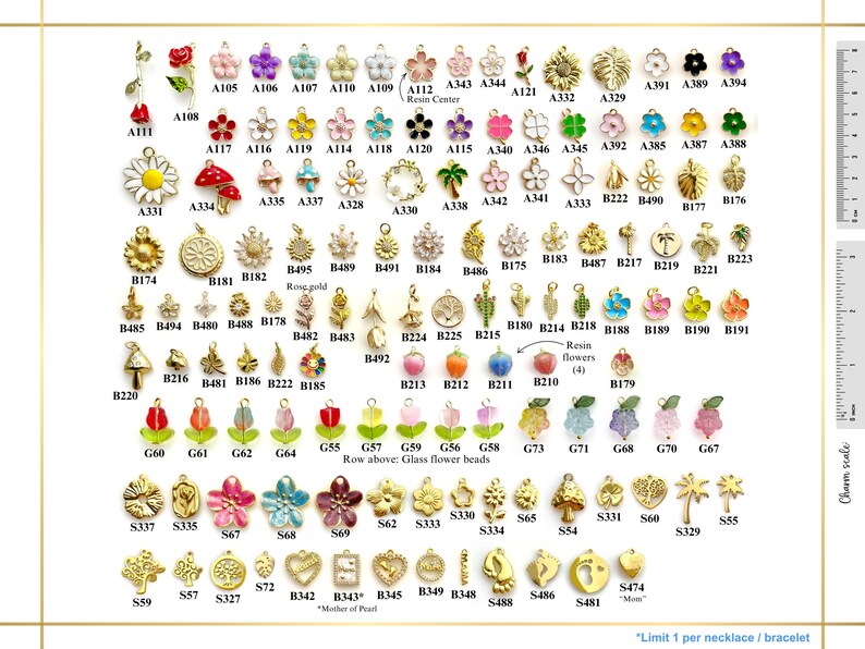 NEW Build Your Own Custom Charm Necklace, Pick Your Charms