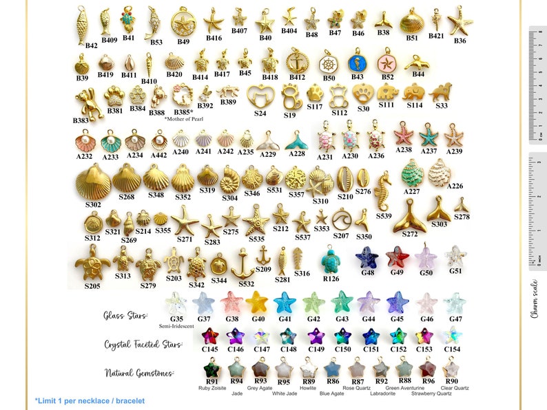 NEW Build Your Own Custom Charm Necklace, Pick Your Charms