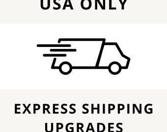 Express Shipping Upgrades - Custom Order Add-On for Faster Shipping and Other Requests, See Description for Options