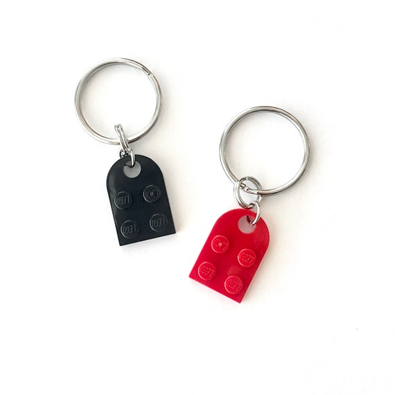 Heart Keychain Set - Made with Authentic LEGO® Bricks, Matching Friendship  Gift for Couples, Best Friends - High Quality & Durable, USA-made